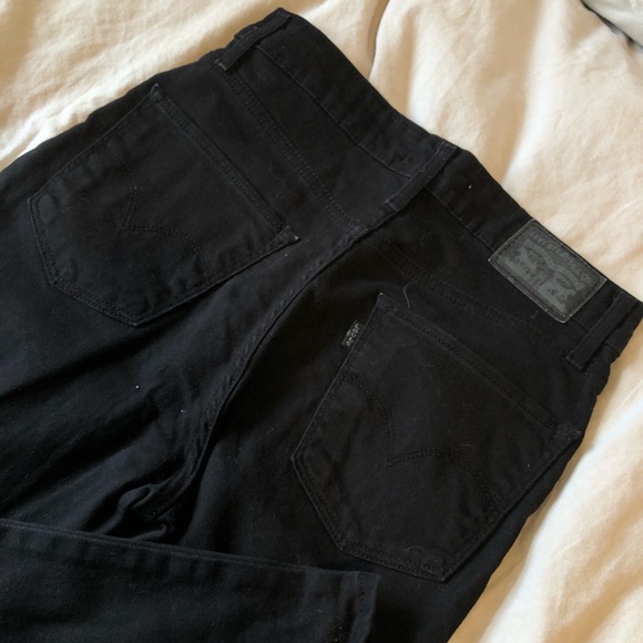 Black 721 High Rise Skinny Jeans - Size 27 - Picture 1 of 7